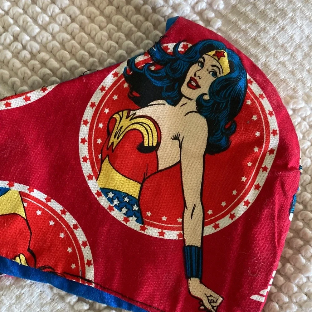 Child, handmade, wonder woman face mask